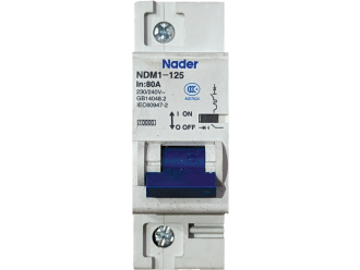 Nader NDB1 circuit breaker 80A-125 1 Pole