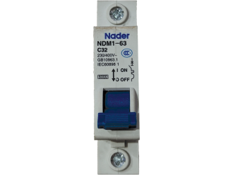Nader NDB1 circuit breaker 32A-63 1 Pole