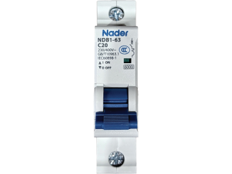 Nader NDB1 circuit breaker 20A-63 1 Pole