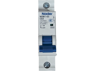 Nader NDB1 circuit breaker 63A-63 1 Pole