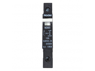 Nader Black circuit breaker 10A-63 1 Pole Z4