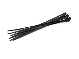 Cable Tie Nylon 200x 4.5mm Black(Pack/100)