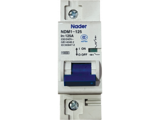 Nader NDB1 circuit breaker 125A-125 1 Pole