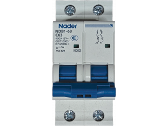 Nader NDB1 circuit breaker 63A-63 2 Pole