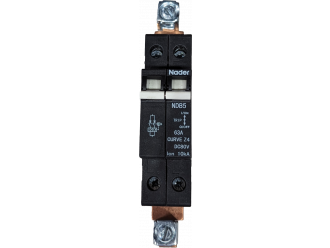 Nader Black circuit breaker 63A-100 2 Pole Z4
